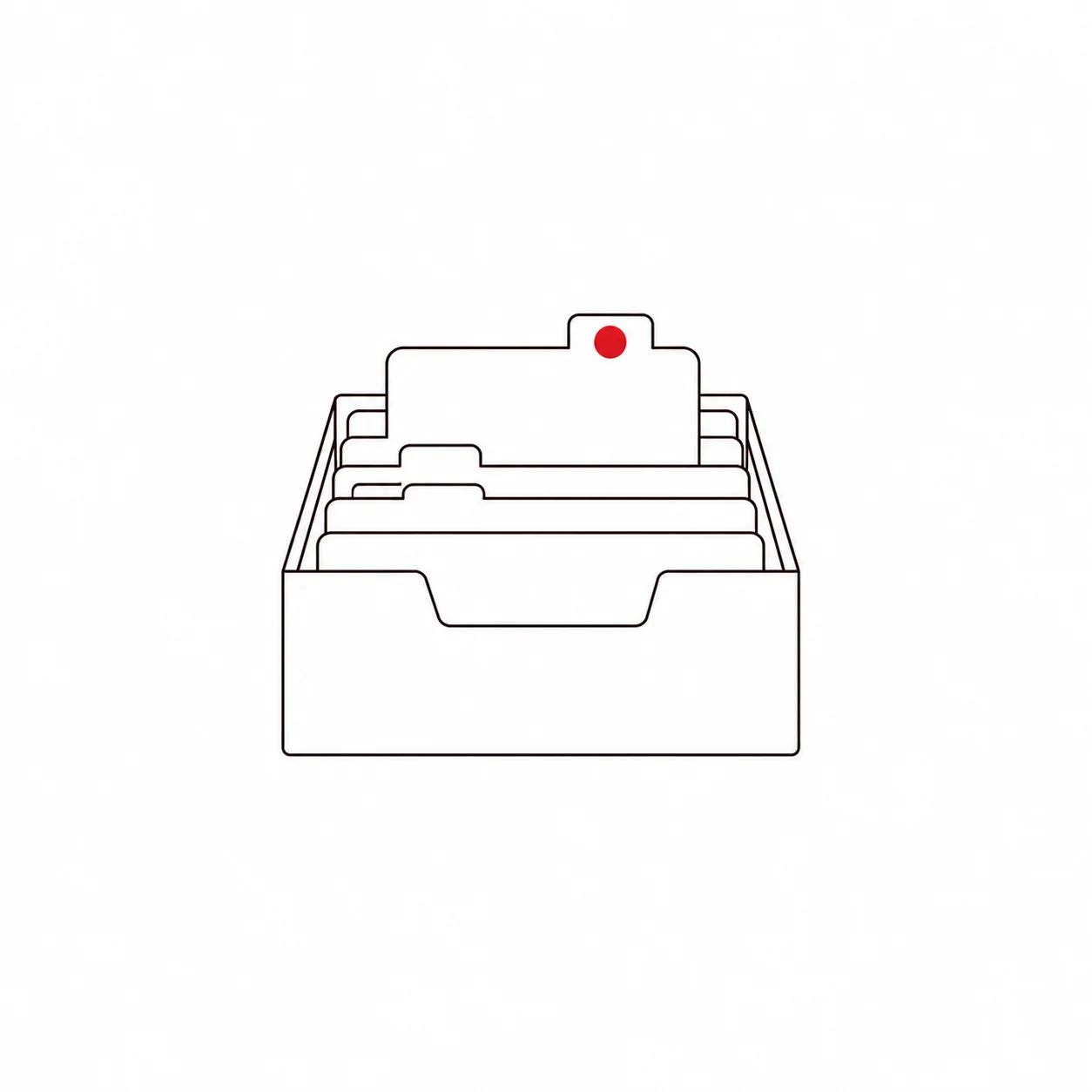Line-drawing illustration: Brandwiki, a structured brand fact base with unified messaging